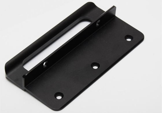 Black Anodized Aluminum Parts 6061 7075 Custom Machining 0.01mm Tolerance